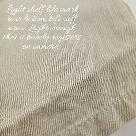 5.11 Tactical Series Cargo Pants Canvas Khaki 74251 Men's "44x32" Real 42x33 NWT - Picture 10 of 12